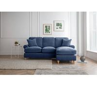 Lola Right Hand Chaise Sofa Manhattan Navy