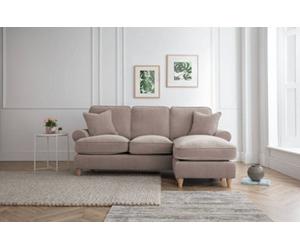 Lola Right Hand Chaise Sofa Manhattan Putty