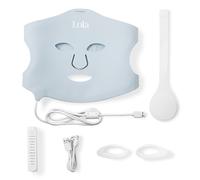 LOLA SuperGlow 7+1 LED Mask - 280-Emitter Silicone Design, 7 LED Colours + Near-Infrared, USB-Rechargeable - Baby Blue