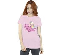 Lola We Got This Skate Cotton Boyfriend T-Shirt Looney Tunes Baby Pink M