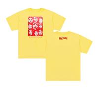 Lola Young Album T-Shirt 2025 World Tour Crewneck Short Sleeve Cotton Tee Men Women Streetwear Tops (L,Yellow)