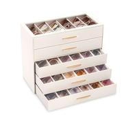 Lolalet Sunglasses Organiser Case for Women Men | Eyeglass Storage Holder Display Box with Clear Top Lid