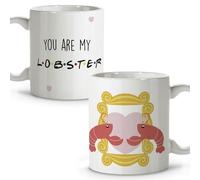 LolaPix Friends Mug. Original Mugs for Gifting. Freak Gifts. Ceramic Mug. 330 ml. Lobster