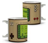 LolaPix Gamer Mug. Original Personalized Ceramic Mug, 330 ml, Retro Gameboy Design, Perfect for Hot Drinks