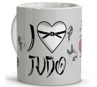 LolaPix Judoka Mug Judoka Gift Martial Arts Gifts for Athletes Original Cups Coffee Cups Ceramic 330 ml Judo