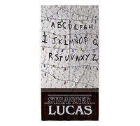 LolaPix Stranger Lights Towel - Personalised Gifts - Beach Towel - Personalised with Name - Various Designs - Stranger Lights