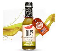 Lola's Fine Hot Sauce Lola'S Fine Hot Sauce - Green & Serrano Jalapeno Peppers, 5 Fl Oz Family Recipe All Natural, Gluten Free, Keto, Made With Jalapenos, Serrano Peppers & Lime