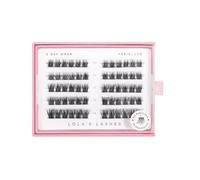 Lola's Lashes Pre-glued Eyelashes | Soft Wisp 5 Row Lashes Refill Pack | Pre-Glued Wispy Lashes | Easy Application | 5-10 Days Wear & Waterproof | 10-14mm