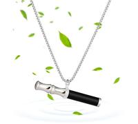 LoLaTide Resistance Breathing Necklace, Breathing Necklace for Anxiety Relief, Breathing Exercises, Meditation, Christmas, Valentine's Day, Birthday Gift for Men