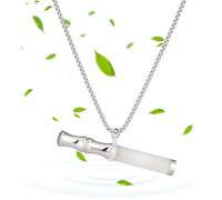 LoLaTide Resistance Breathing Necklace, Breathing Necklace for Anxiety Relief, Breathing Exercises, Meditation, Christmas, Valentine's Day, Birthday Gift for Men