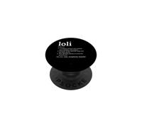 Loli Definition Funny Mother's Day Grandma PopSockets Adhesive PopGrip