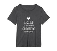 Loli is My Name Special Grandma T-Shirt, Women's Plus, Dark Heather Grey, 3X
