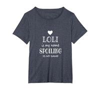 Loli is My Name Special Grandma T-Shirt, Women's Plus, Heather Blue, 1X
