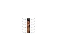 LOLIAS 12 Pairs Silver Studs Earrings for Women Tiny Flatback Earring