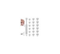 LOLIAS 16G Piercing Ball Grabber Tool 316L Surgical Steel Ball Change Remove Screw Jewelry Body Piercing Kit for Nose Septum Lip Tongue Eyebrow Ear Nipple Belly Bar 3/4/5mm