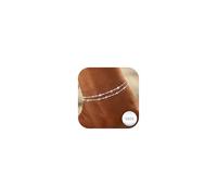 LOLIAS Sterling Silver Anklet Bracelets for Women: Adjustable Women's Anklets with Waterproof Beaded Beach Layered Ankle Chains for Women