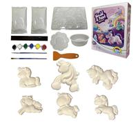 Lolileo Unicorn Painting Kits Gifts for Girls, Paint Your Own Sets for Kids, Painting kit Craft Kits for Kids, Air Dry Clay Toys, Painting Sets for 4-10 Years Old Girls Gifts for Birthday, Christmas