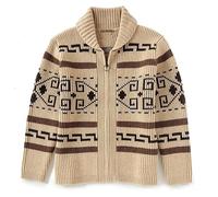 LoliMiss Big Lebowski The Dude Cosplay Costume Jeffrey Lebowski Pullover Cardigan Sweater, Cardigan, Large