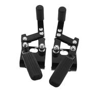 LOLIPPYY 1 Pair Heavy Duty Wheelchair Brake Locks Secure Screw Fixed Design for Enhanced Durability and Effortless Hand Operation Wheelchair Accessory for Seniors and Mobility Aid Users