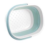LOLIPPYY 1 PC Foldable Foot Soaking Basin Practical Massage Bucket for Home Use Features Temperature Lock Baffle and Convex Massage Granules for Relaxation and Fatigue Relief