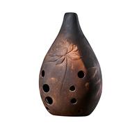 LOLIPPYY 10 Holes Xun Instrument Professional Ceramic Ocarina for Beginners Ancient Music Flute in f Key Random Color Style