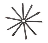 LOLIPPYY 10 Pcs Double-ended Eye Shadow and Eyebrow Makeup Brushes Compact Sponge Applicators Stainless Steel and Nylon Cosmetic Tools for Daily Blending Go Use