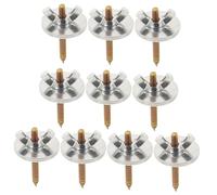 LOLIPPYY 10 Sets Birdcage Stand Screws with Nuts and Washers for Stable Perch Installation Professional Fixing Parts for Budgie and Parrot Cage Accessories Easy to Install Bird Cage