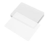 LOLIPPYY 100 Sheets Transparent Laminating Pouches Glossy Protective PVC Film Thermal Laminating Sheets for Photos Id Cards Documents Wear Resistant Film for Office and School Use