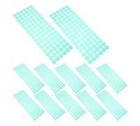 LOLIPPYY 1000pcs Green High Temperature Masking Dots Adhesive Circles for Powder Coating Spray Painting Electronics Protection Die Cut Tape Discs