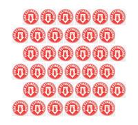 LOLIPPYY 100Pcs 4.5-Inch Round Fire Extinguisher Sticker Decals Self-Adhesive Safety Sign Labels for Vehicle and Office Emergency Awareness