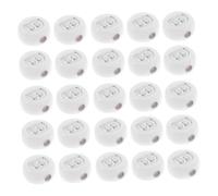 LOLIPPYY 100pcs Acrylic Mini Alphabet Beads White Flat Round Letter B Beads for Jewelry Making DIY Friendship Bracelets Keychains Multipurpose Craft Supplies