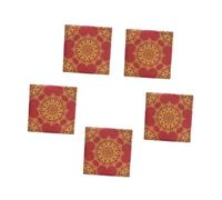 LOLIPPYY 100pcs Burgundy Printed Wedding Banquet Napkins 2-ply Disposable Dinner Serviettes 33x33cm, 5pcs Luncheon Paper Napkins for Party and Catering Use