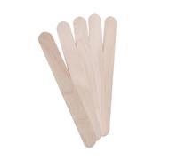 LOLIPPYY 100pcs Disposable Wooden Waxing Spatulas Wax Applicator for Hair Removal for Salon and Home Use Smooth Application for Sensitive Skin
