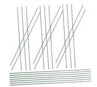 LOLIPPYY 100pcs Green Floral Wire Stems Metal Flower Rods for DIY Flower Crafts Artificial Rose Crochet Mesh Home Wedding Hotel Decoration
