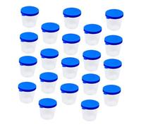 LOLIPPYY 100pcs Plastic Cups Multi-purpose Sample for and Liquid Testing Laboratory Use and Safe for Fecal Analysis