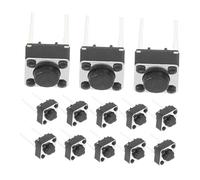 LOLIPPYY 100Pcs Tactile Push Button Switches for Pcb Sensitive Momentary Tactile Switches with Two for DIY Electronic Projects and Replacement