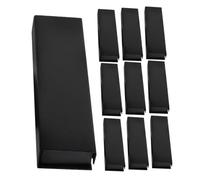 LOLIPPYY 10PCS Black Flip-top Pen Storage Organizer Box for Ballpoint and Fountain Pens for Business Birthday Office Souvenir