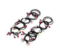 LOLIPPYY 10pcs Cherry Design Elastic Hair Ties for Women Mixed Color Ponytail Holders Soft Stretchy Hair Bands Everyday for Stylish