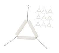 LOLIPPYY 10Pcs Crucible Holder Triangle Teaching Equipment High Temperature Resistant Laboratory Support Stand for Chemistry Experiments Classroom Science Lab Instrument
