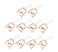 LOLIPPYY 10pcs Fish Water Bag Charms for Jewelry Making Durable Pendants with Hook Rings for Keychains and Phone Cases Eye Catching DIY Craft Accessories