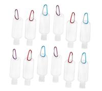 LOLIPPYY 10pcs Hook Bottle Travel Refillable Bottles Toiletries Lotion Droppers Random Color