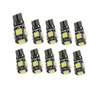 LOLIPPYY 10pcs LED Car License Plate Lamp Bulbs Wide-angle Illumination Reading Lights Fit with Can-bus Error Low Power Consumption