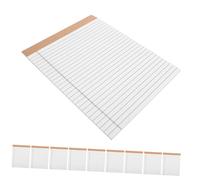 LOLIPPYY 10pcs Legal Notepads Double-sided Thick Paper Portable Memo Pads for Office School Home Writing Daily Task Management Students Business