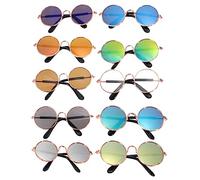 LOLIPPYY 10Pcs Pet Dog Sunglasses Funny Cat Puppy Eyewear Costume Props Fashionable Accessories for Pets to Enhance Appearance and Show Love