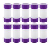 LOLIPPYY 10pcs Purple Plastic Squeaker Inserts for Dog Cat Repair Multipurpose Noise Maker Tubes for DIY Plush Animals and Pet Replacement