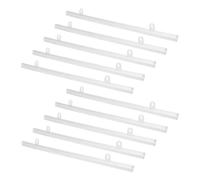 LOLIPPYY 10Pcs PVC Poster Frame Hangers with Clips Lightweight Scroll Rail Bars for Maps Paintings Wall Displays in Offices Classrooms and Malls