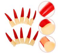 LOLIPPYY 10Pcs Realistic Witch Finger Decorative Halloween Props Reusable Fake Fingers for Costume Parties Masquerade Cosplay Comfortable Fit