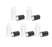 LOLIPPYY 10pcs Refillable Lipstick DIY Tubes Plastic Leak-proof Portable 1.2ml Lip Gloss Bottles for Making Lip Gloss Samples Indoor Use