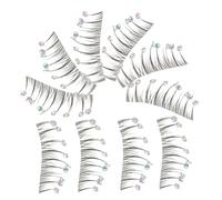 LOLIPPYY 10Pcs Rhinestone Fake Eyelashes Natural Wispy Lash Strips Lightweight Bulk for Women Easy to Wear Day and Night Makeup Accessories
