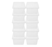 LOLIPPYY 10PCS Small Reptile Habitat Kit Turtle Terrarium and Snail Enclosure, Portable Plastic Indoor Pet Breeding Box for Spiders, Crickets, Frogs, Geckos, and Lizards